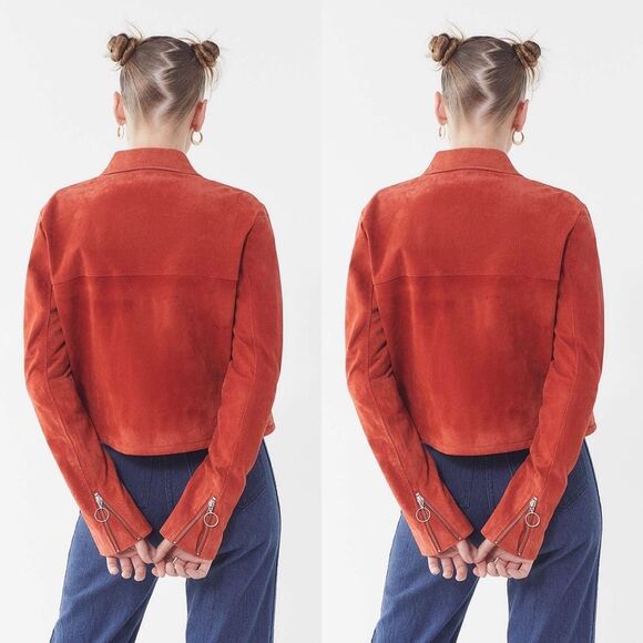 Urban Outfitters Capulet Miller Suede Moto Jacket - Picture 2 of 8